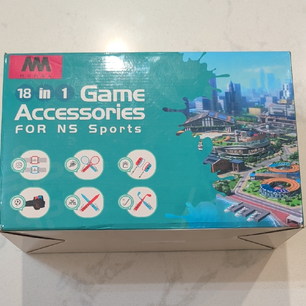 MISSING BINDING TAPE
18 in 1 Game Accessories Set for NS Sports